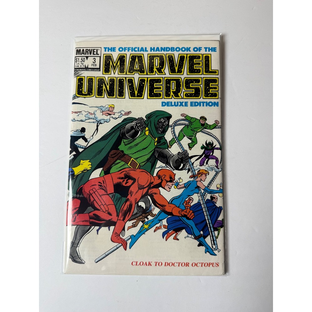 Official Handbook of the Marvel Universe Deluxe Edition 3 Cloak Doctor Octopus‎